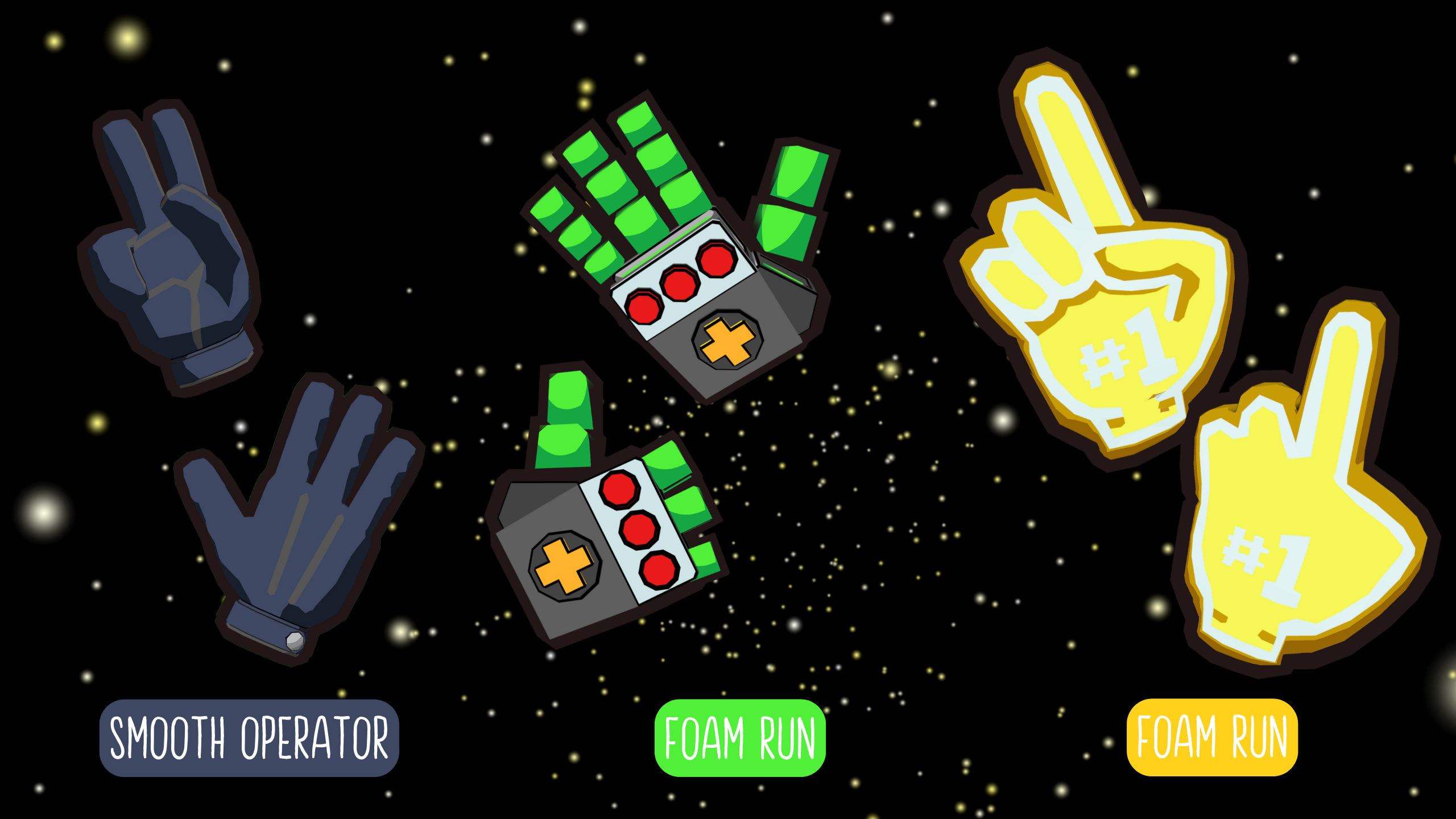 Catch Deez Hands glove pack in Among Us VR