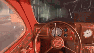 Demonstration of a blind volume fading the screen to black