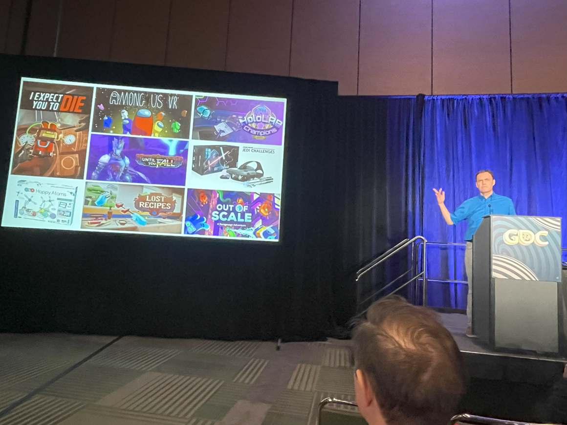 Jesse Schell speaking at GDC