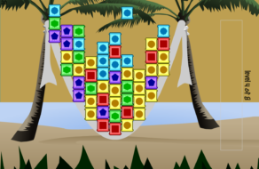 Original implementation of GumTrix (then called GumTris) in Puzzle Clubhouse