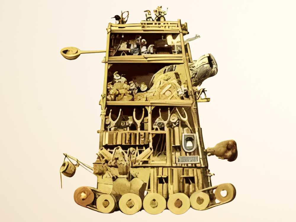Rendering of a siege tower that would eventually become Siege Force 5