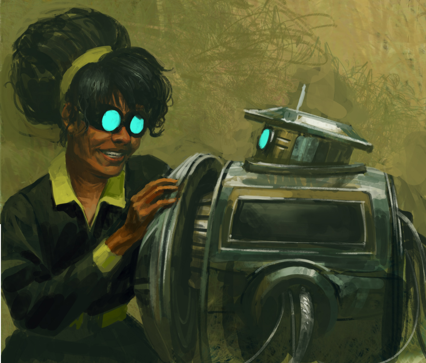 Concept art from I Expect You To Die 3: Cog in the Machine