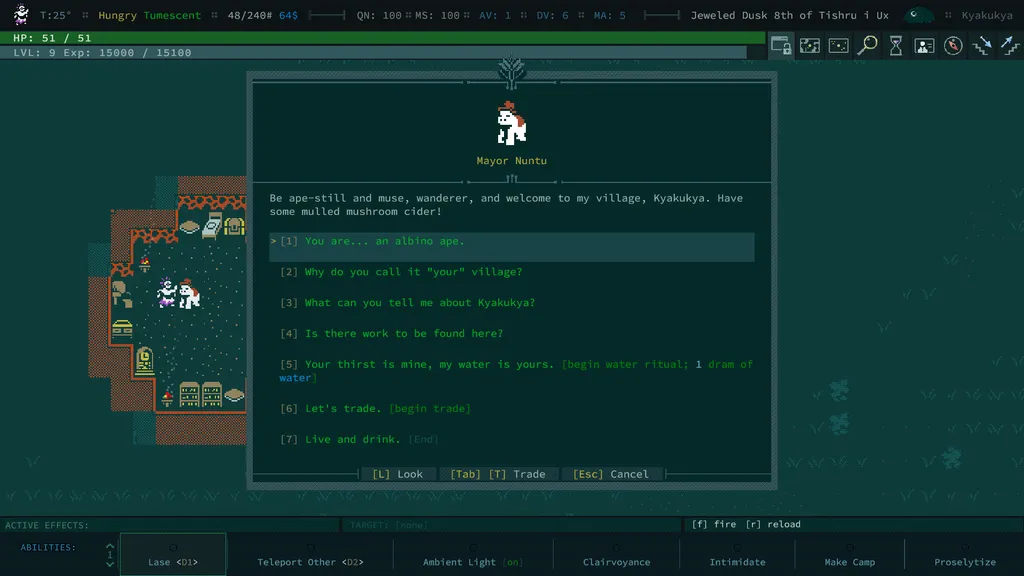 Caves of Qud Water Ritual