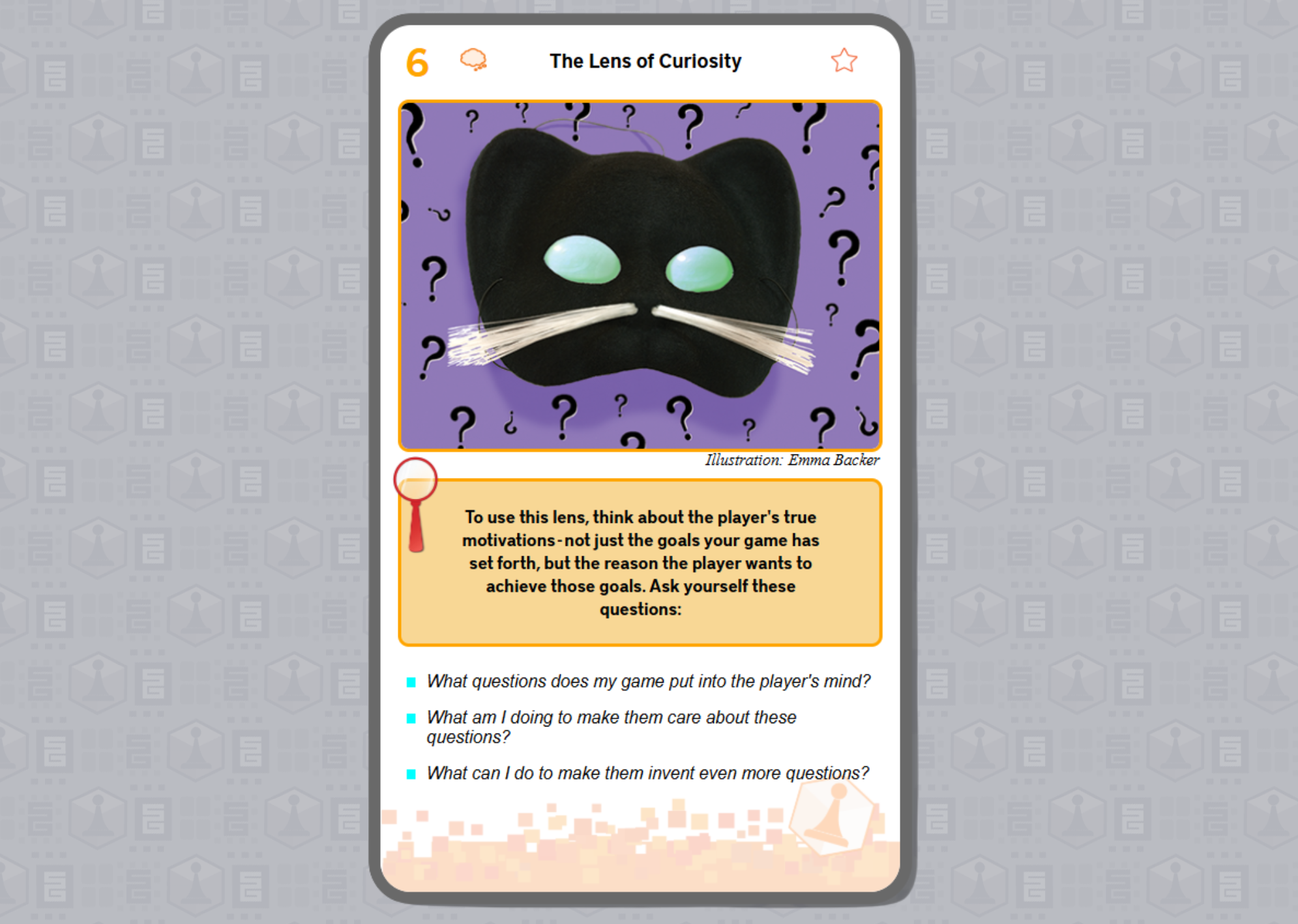 The Lens of Curiosity | The Art of Game Design