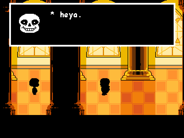 Sans getting all existential in the game Undertale asking if anyone can be a good person