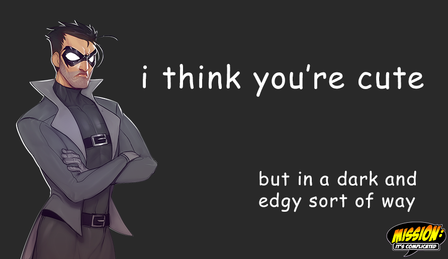 Valentine's Day card featuring Nightgaunt