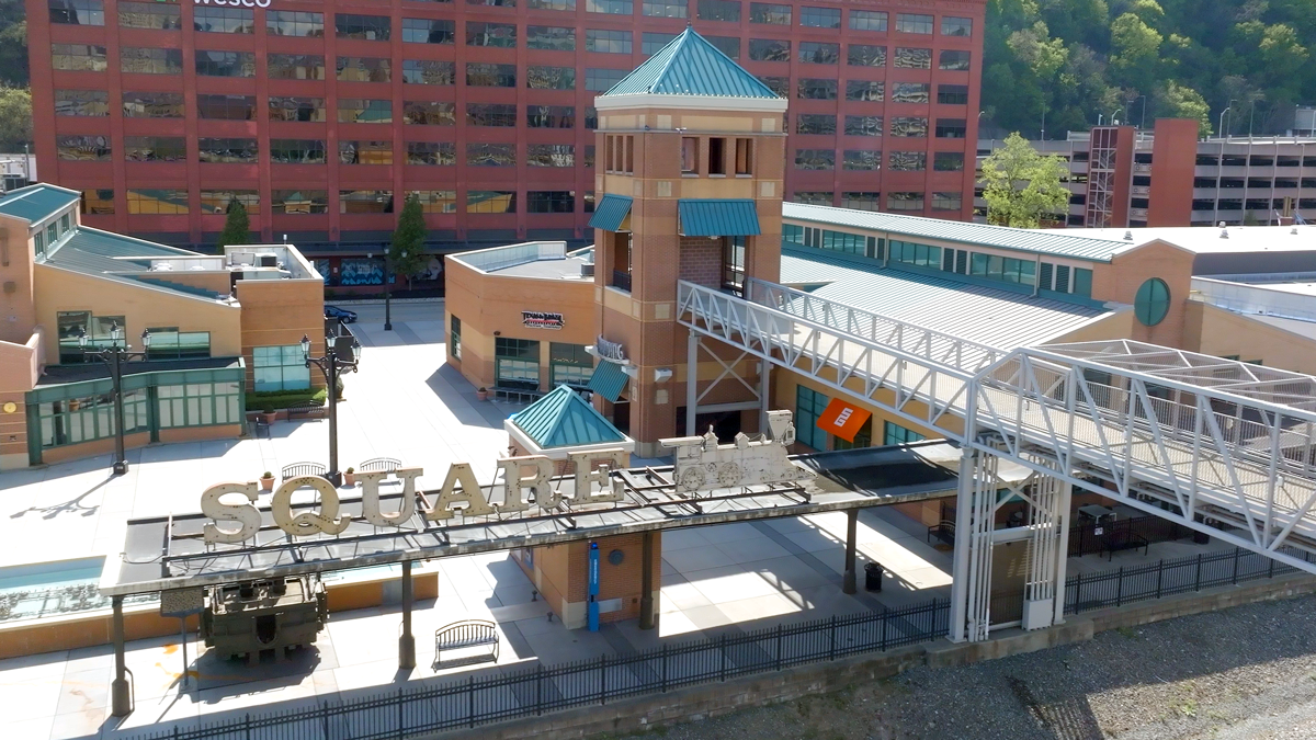 Station Square, home of Schell Games, in Pittsburgh, PA