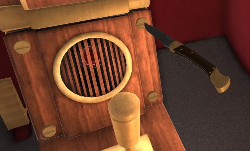 Player attempting to use a knife as a screwdriver in IEYTD