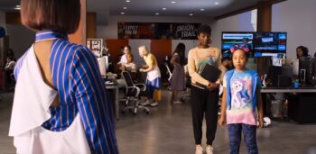 See 'I Expect You To Die', 'Orion Trail' in the movie, 'Little'