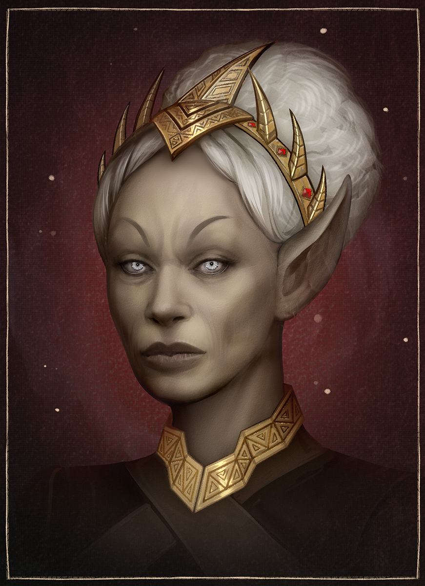 Queen Corinthia portrait from Silent Slayer