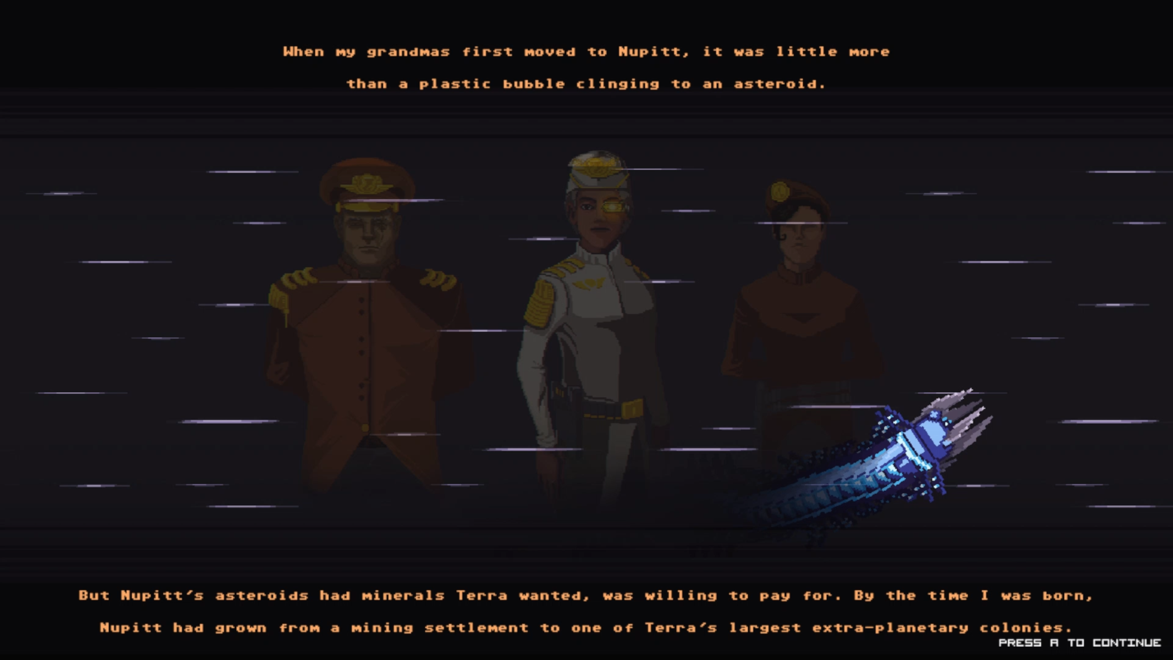 An example of one of the story nodes in Enemy Mind