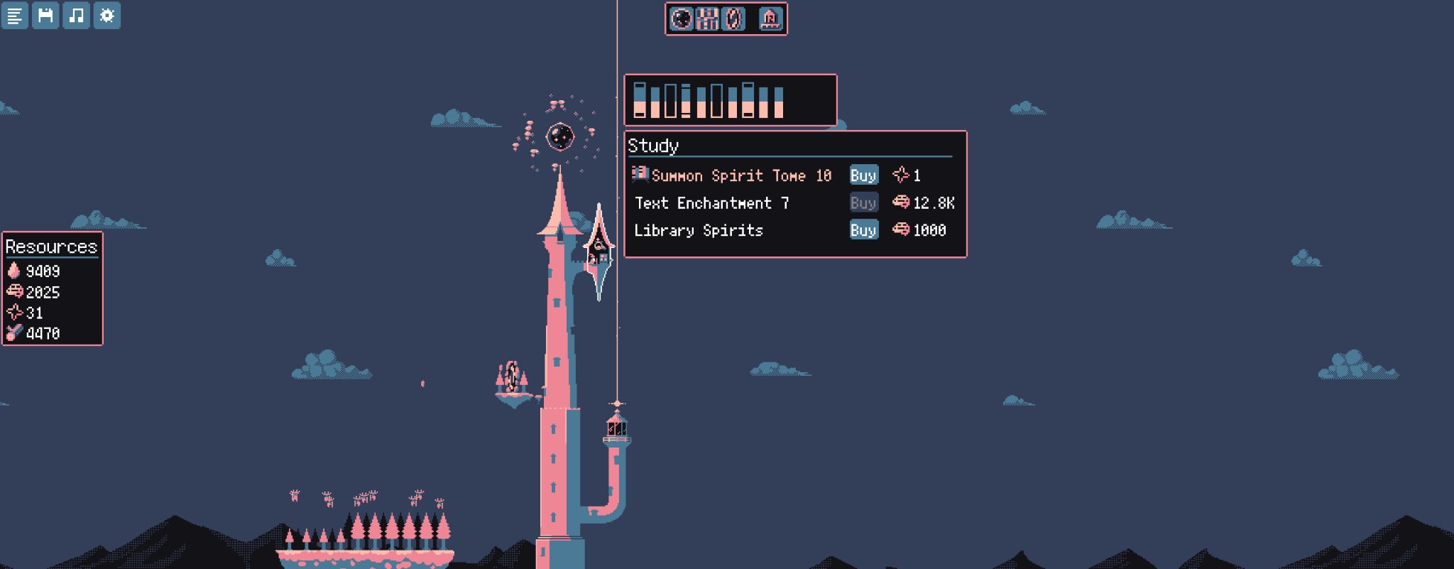 Screenshot of Tower Wizard