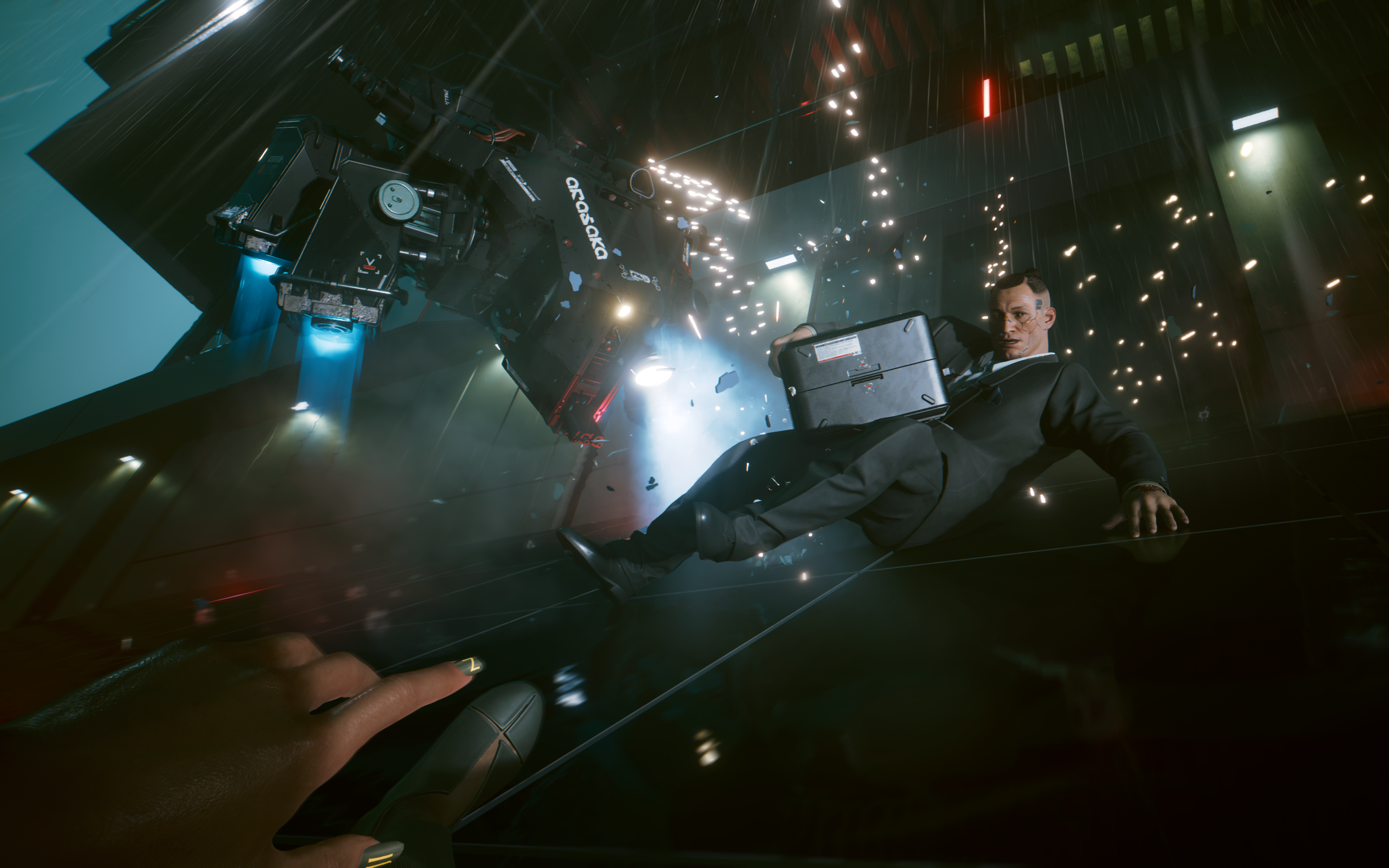 Action screenshot of Cyberpunk 2077